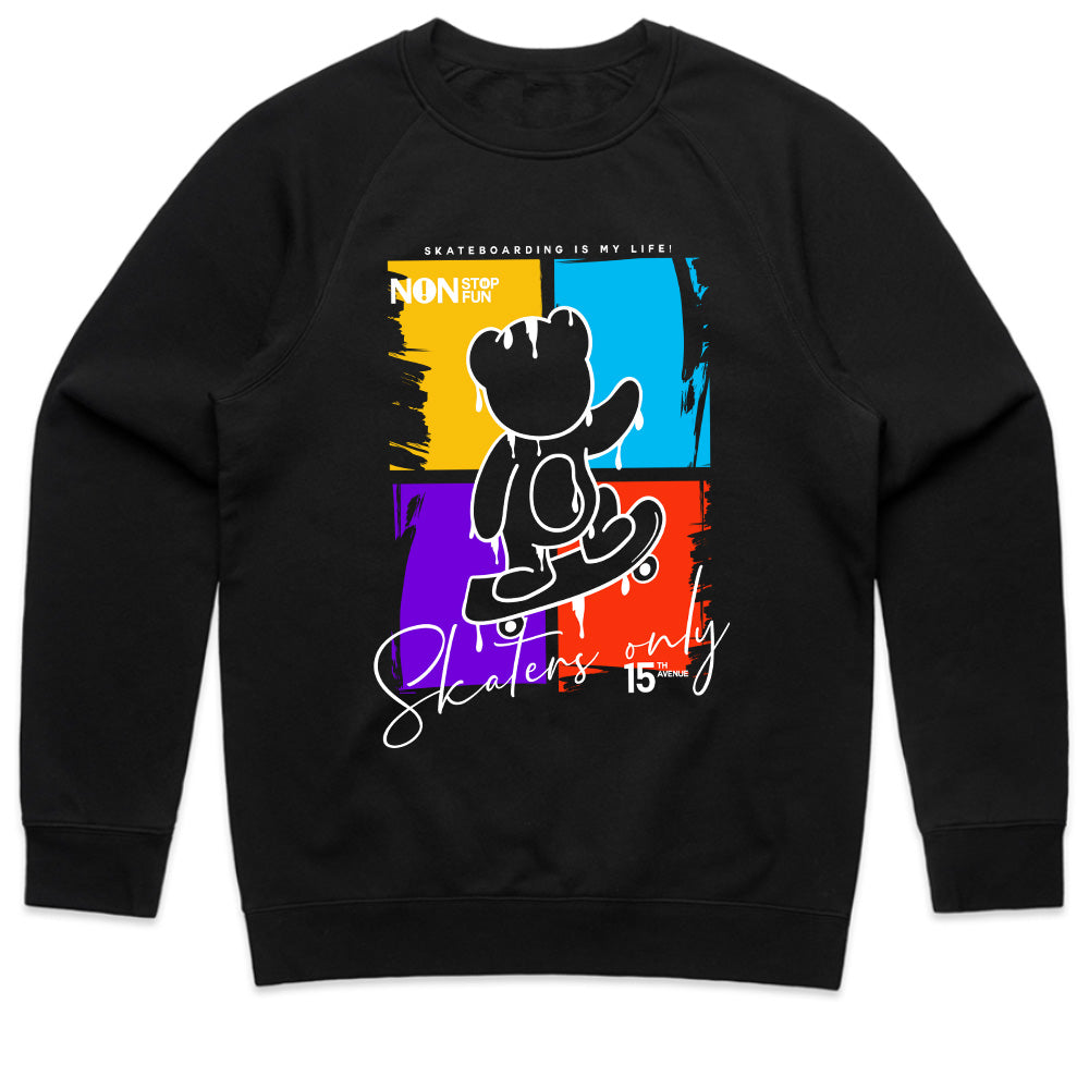 Skaters Only: Nonstop Fun Bear Tee