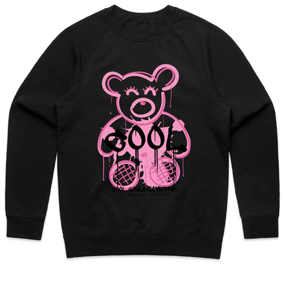 Cool Drip Bear – Pink Graffiti Queen Tee