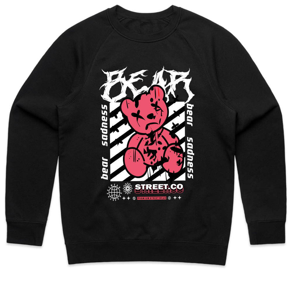 Shattered Stitch – Bear Sadness Street Tee