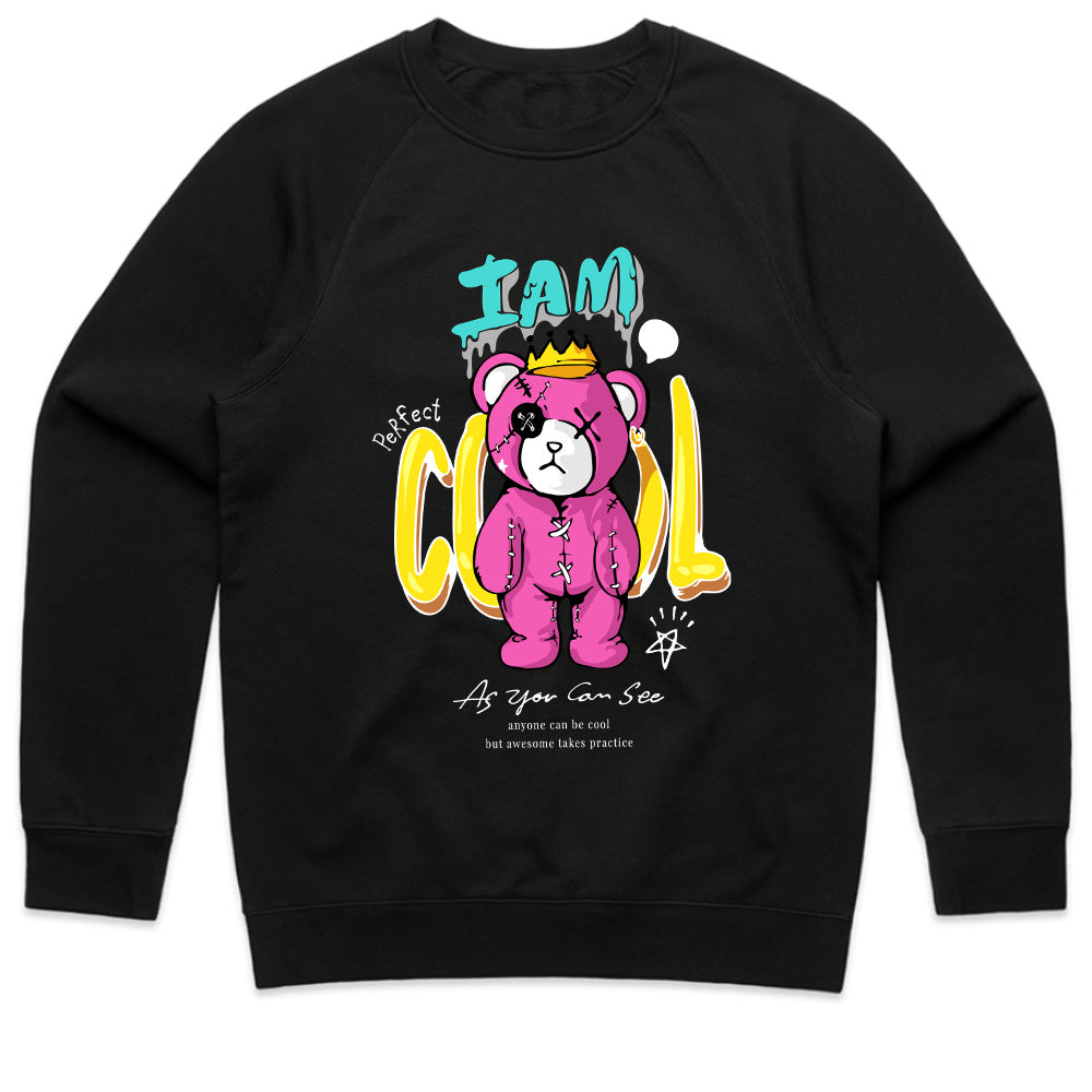 Crown of Cool – Pink Rebel Bear Tee