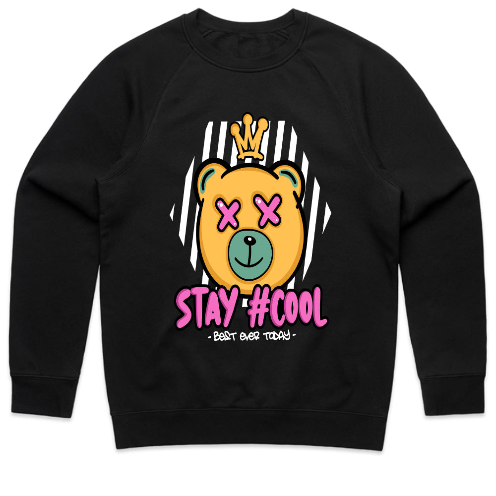 Crowned Chill – Stay #Cool Bear Tee