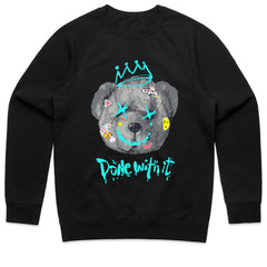 Crowned Breakdown – Done With It Bear Tee