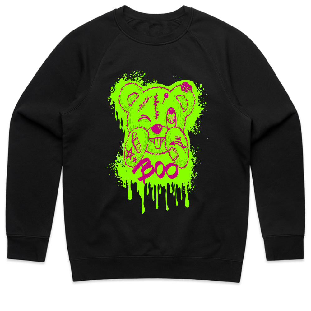 Toxic Boo Bear – Glow-in-the-Dark Mischief Tee