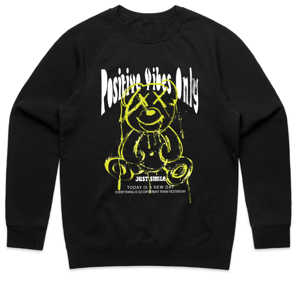 Grin & Glow – Positive Vibes Riot Tee