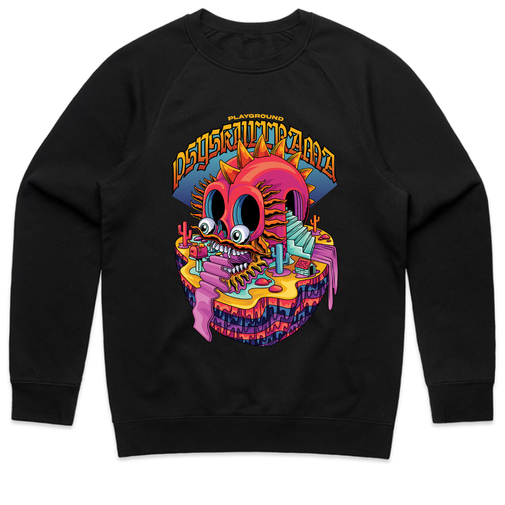 Psytrance Playground: Neon Skull Odyssey Tee