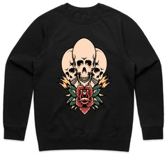 Triple Skull Rose Shirt