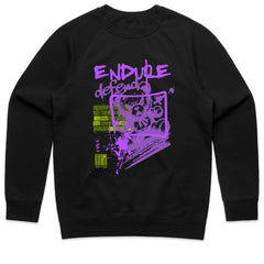 Endure & Defend: Urban Graffiti Statement Jumper