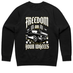Freedom On Four Wheels: Muscle Car Power T-Shirt
