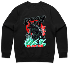Enjoy Life Godzilla Shirt