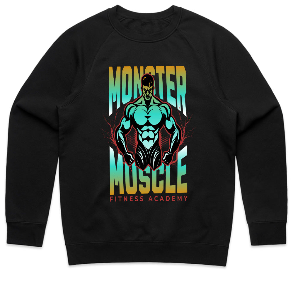 "Monster Muscle" Fitness Academy T-Shirt – Unleash Your Strength