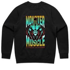 "Monster Muscle" Fitness Academy T-Shirt – Unleash Your Strength