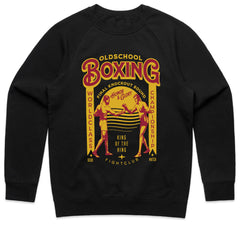 "Old School Boxing" Vintage Fight Club T-Shirt – Classic Champion Spirit
