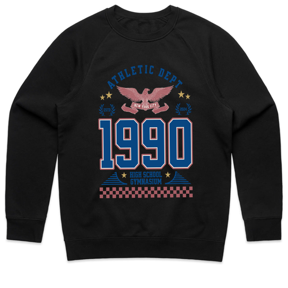 Vintage 1990 Athletic Dept. Gymnasium T-Shirt – Retro Sportswear Style