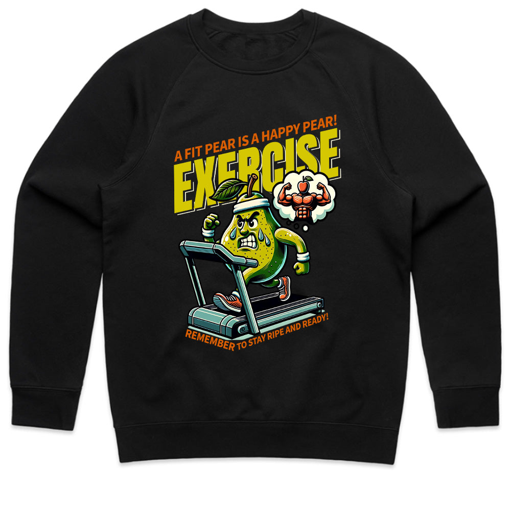 A Fit Pear is a Happy Pear – Funny Workout T-Shirt | Motivational Exercise Tee