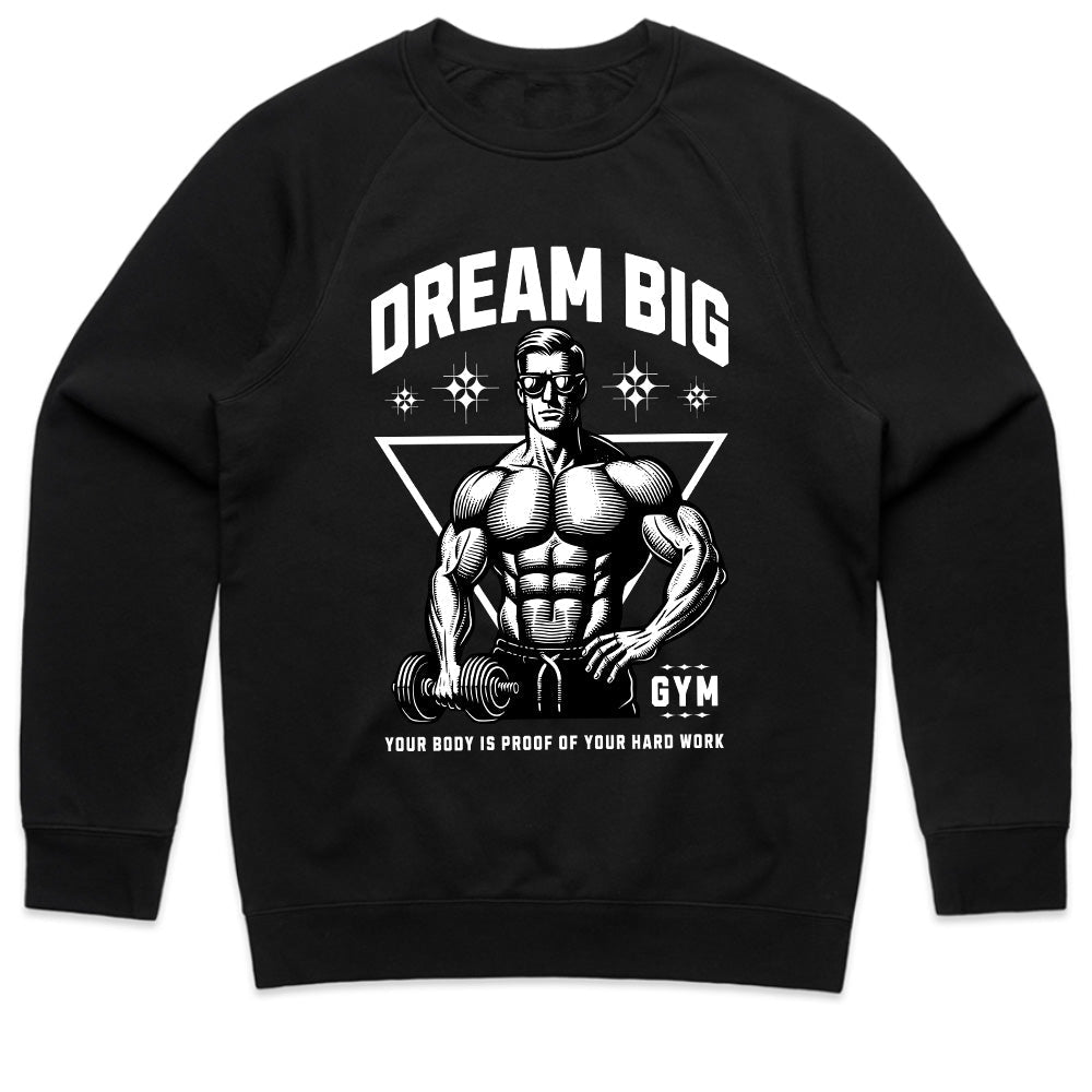 "Dream Big Gym T-Shirt" – Hard Work Pays Off