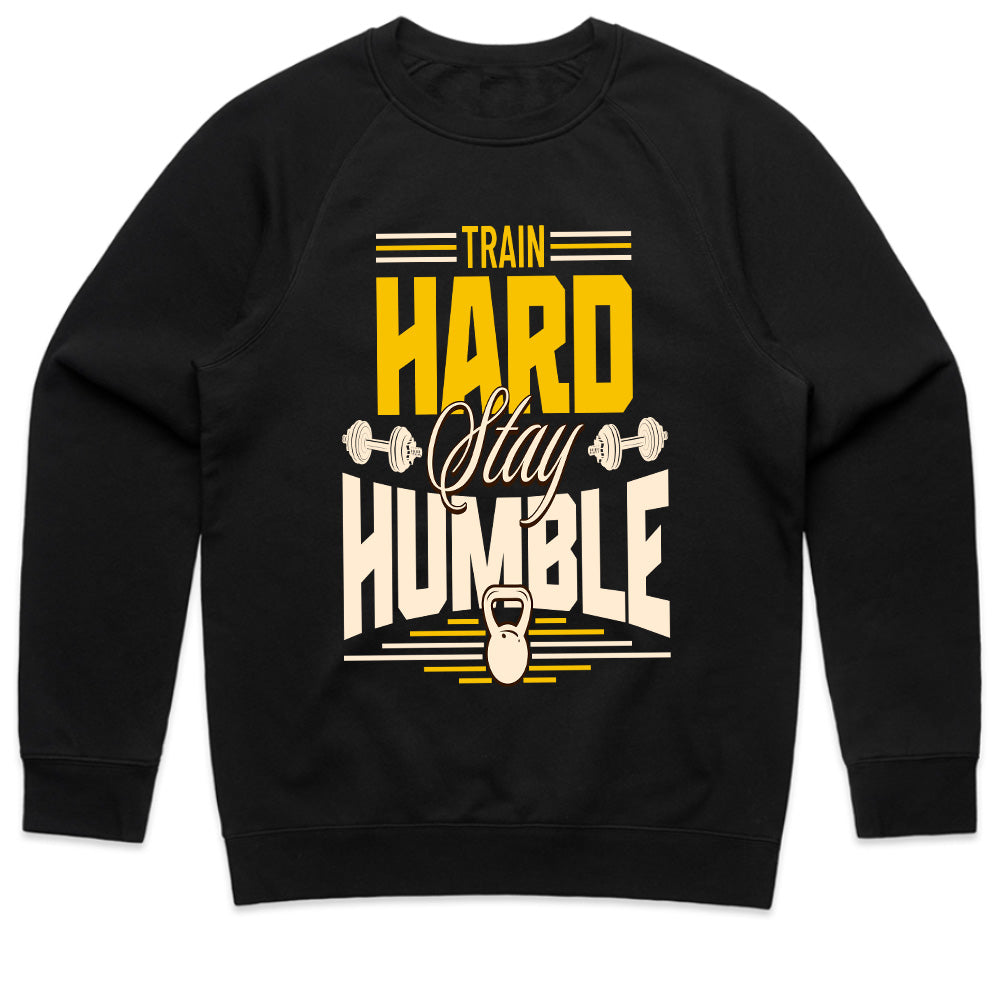 "Train Hard, Stay Humble" Motivational Gym T-Shirt – Strength Meets Character