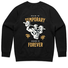 Pain is Temporary, Pride is Forever – Motivational Gym T-Shirt