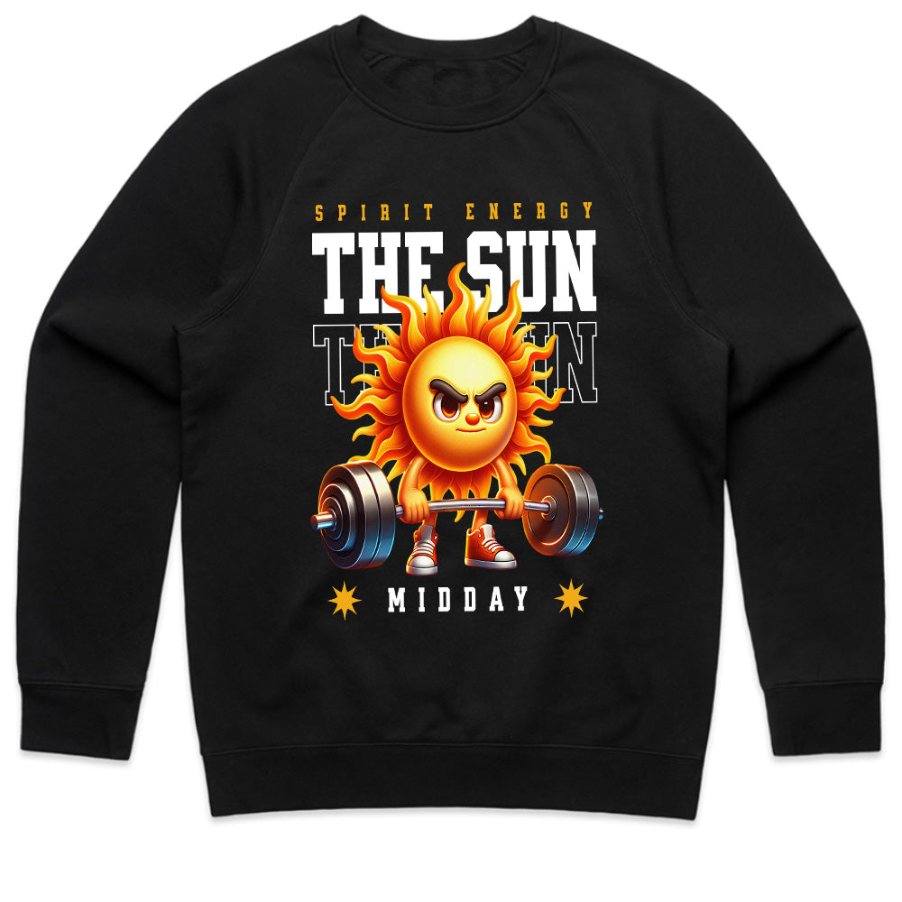 "The Sun Titan – Spirit Energy Gym T-Shirt" – Bold & Fiery Workout Tee