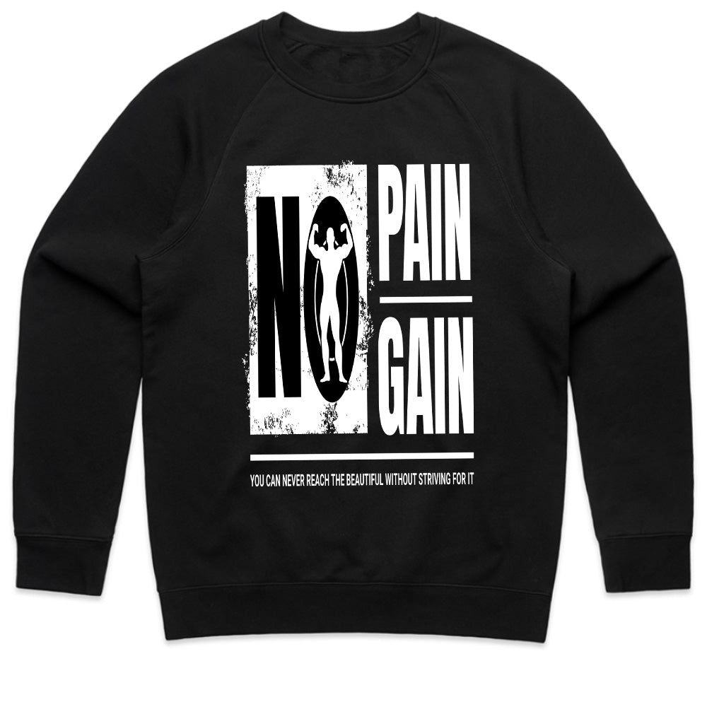 No Pain No Gain Gym T-Shirt – Motivational Workout Tee for Fitness Enthusiasts