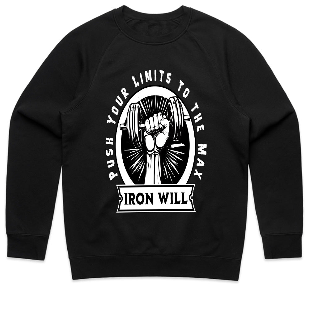 "Iron Will Gym T-Shirt – Push Your Limits to the Max Fitness Tee"