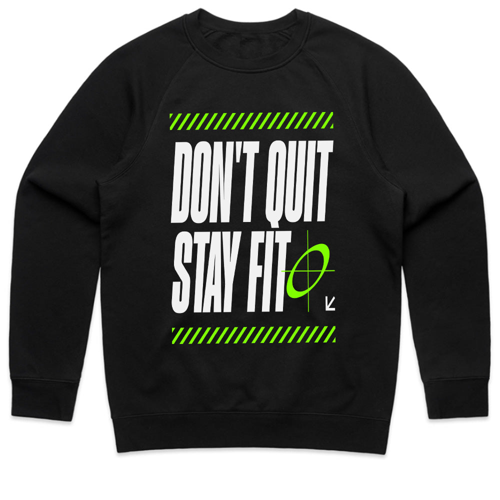 "Don't Quit Stay Fit Motivational Gym T-Shirt – Bold Fitness Apparel"