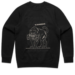 "Comfort Zone Is Dangerous" Panther Gym T-Shirt – Man on a Mission
