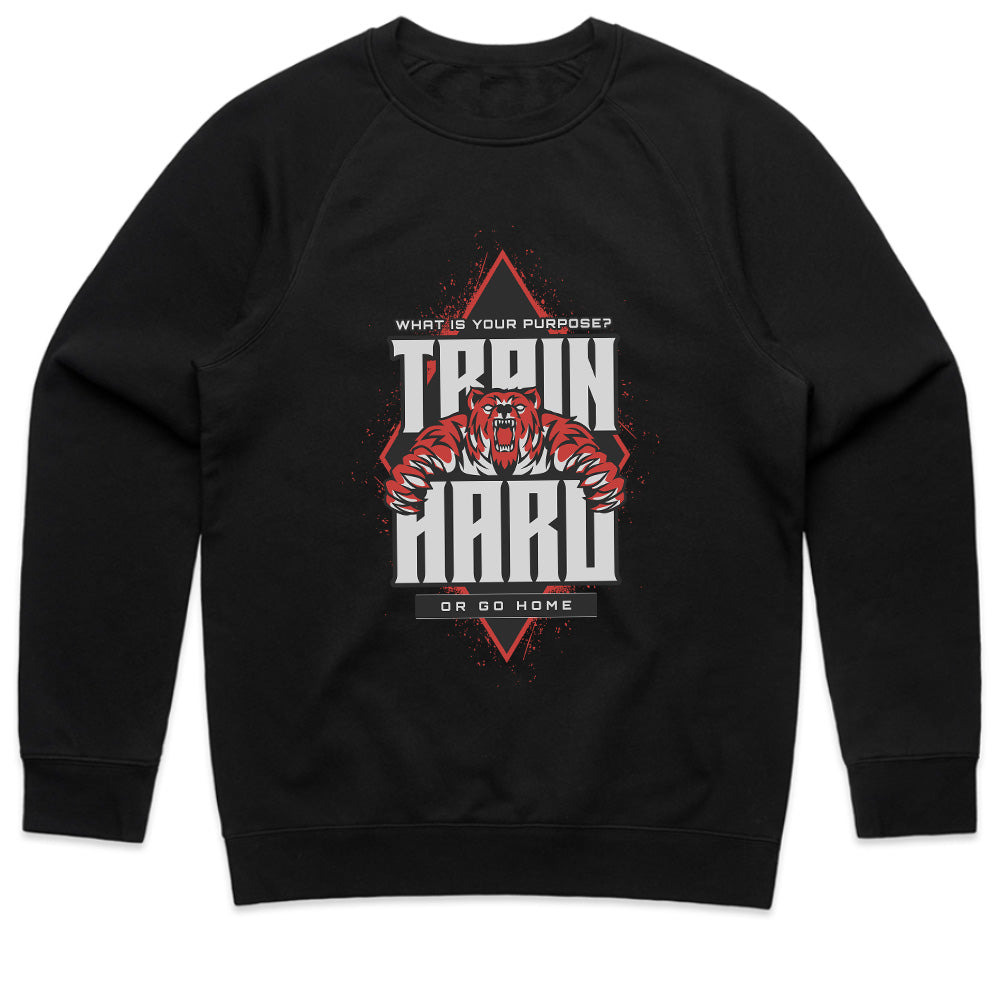 "Train Hard or Go Home" Beast Mode Gym T-Shirt – Unleash Your Inner Strength