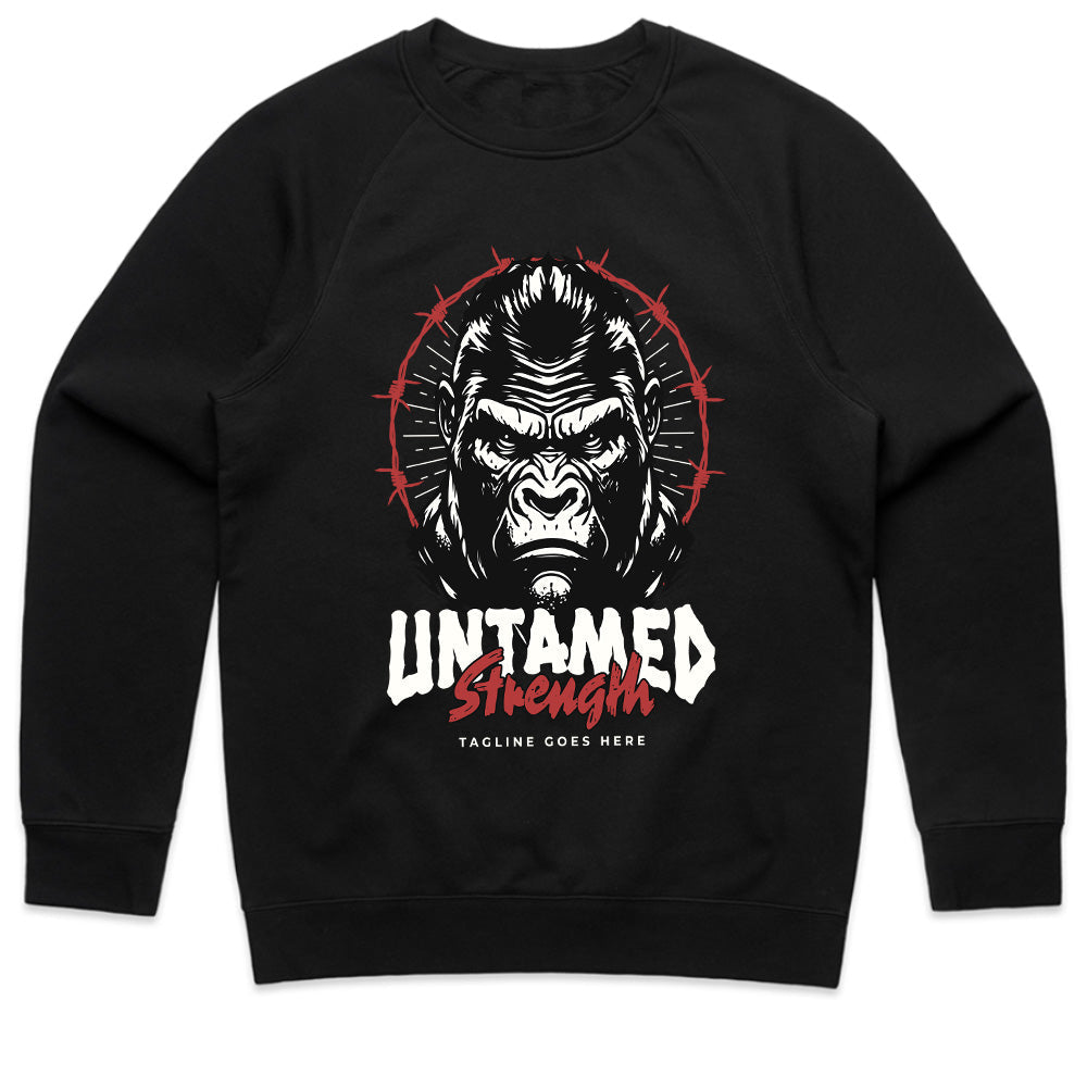 "Untamed Strength" Gorilla Gym T-Shirt – Unleash the Beast