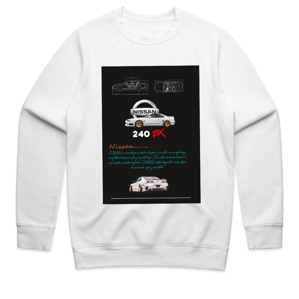 Nissan 240SX Drift King Blueprint T-Shirt – JDM Classic Engineering Tee