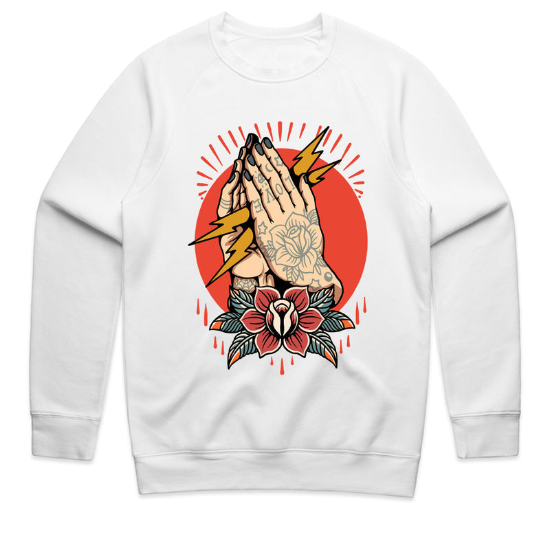 Sacred Power - Tattoo Praying Hands Tee