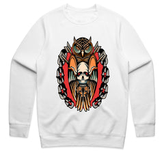 Night Watcher: Owl & Skull Fusion Tee