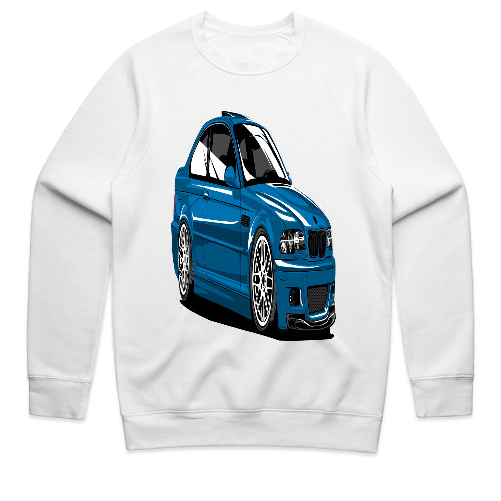 M3 E46 Perfection T-Shirt — Bavarian Blue Icon Edition