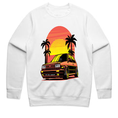 Retro Vibes GTI T-Shirt — Sunset Euro Scene Edition
