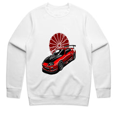 Red Supra Rising: JDM Japan Drift T-Shirt