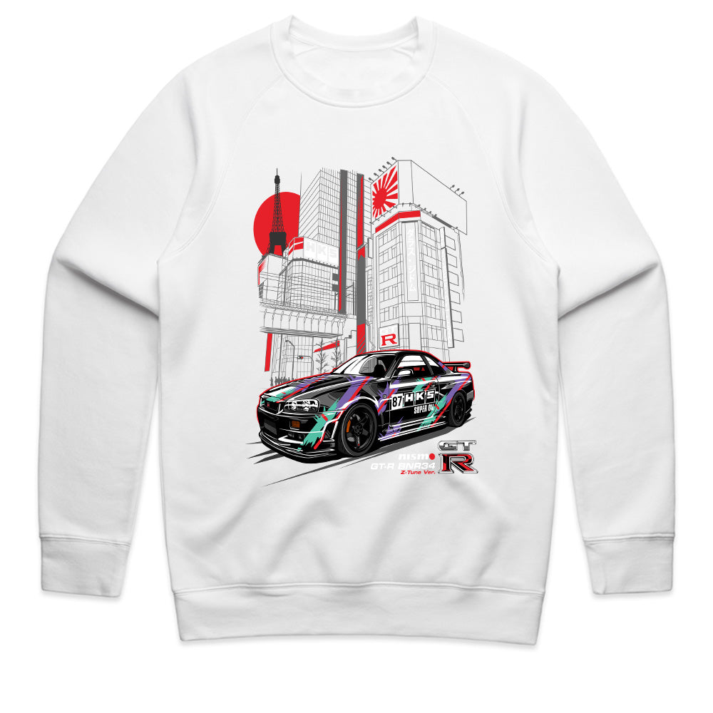 Tokyo GT-R Vibe – BNR34 Nismo Skyline Street Racing T-Shirt