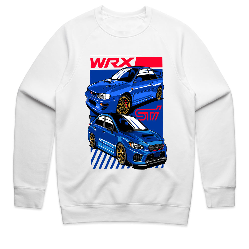 Subaru WRX STI Evolution T-Shirt – Rally Icon Then & Now Tee