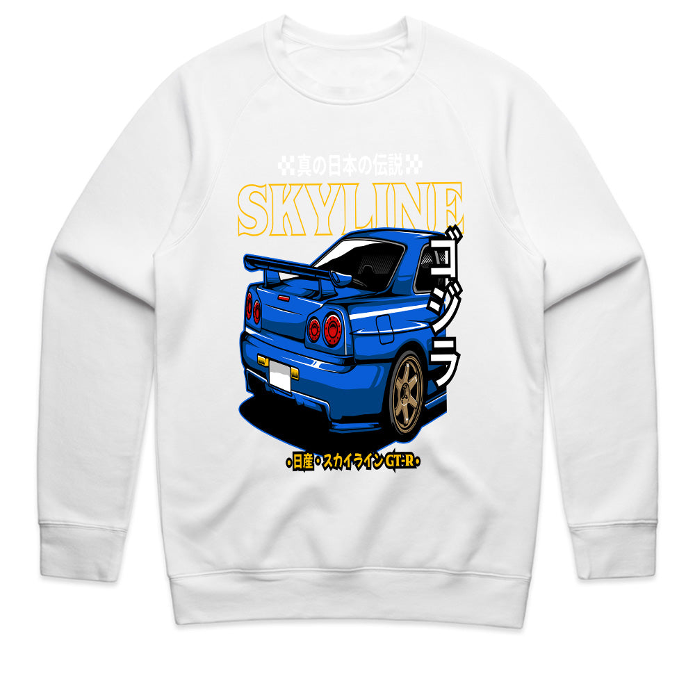 Skyline Godzilla R34 T-Shirt – True Japanese Legend Streetwear