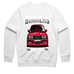 Bimmers Respect Your Elders T-Shirt – Classic BMW E30 Front View Tee