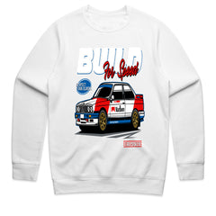 BMW E30 Build for Speed T-Shirt – Classic Racing Heritage Tee