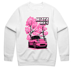 Miata MX-5 Sakura Blossom T-Shirt – JDM Roadster Spring Edition