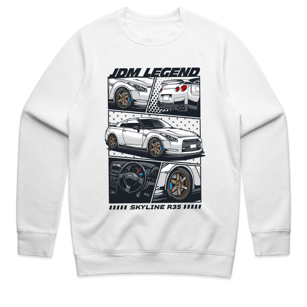 JDM Legend Skyline R35 T-Shirt – Godzilla Performance Edition