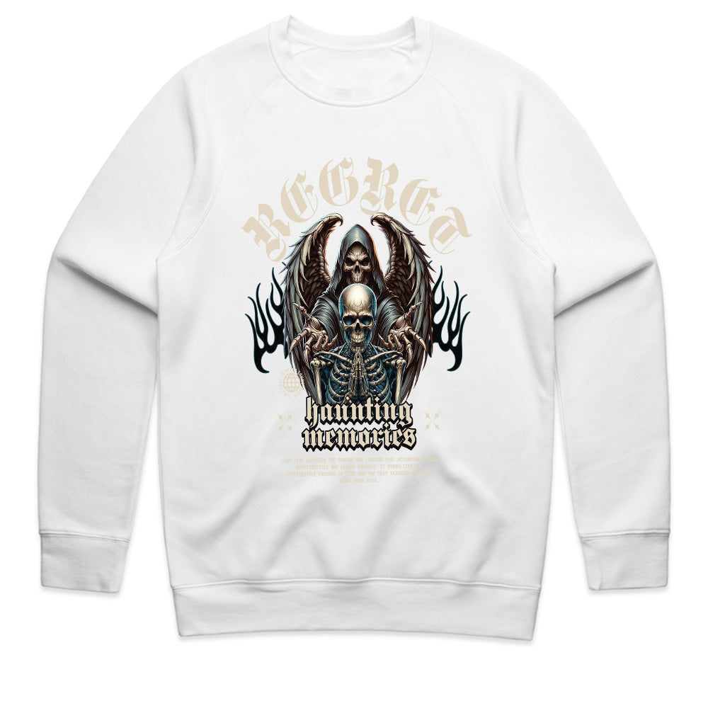 Regret’s Shadow: Haunting Memories Skull Tee