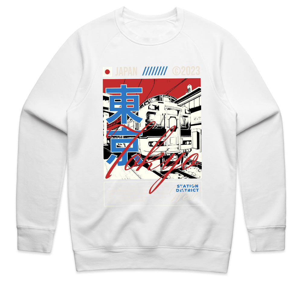 Tokyo Pulse: Neon Railway Streetwear Tee