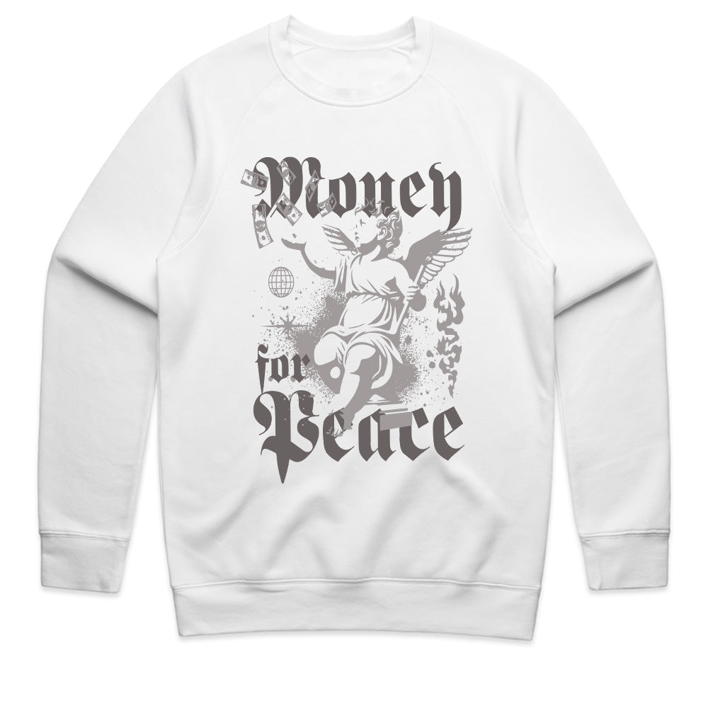Celestial Hustle: Money & Peace Angel Tee