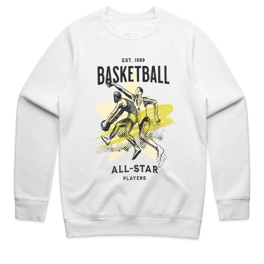All-Star Ascent: Retro Basketball Legends Tee