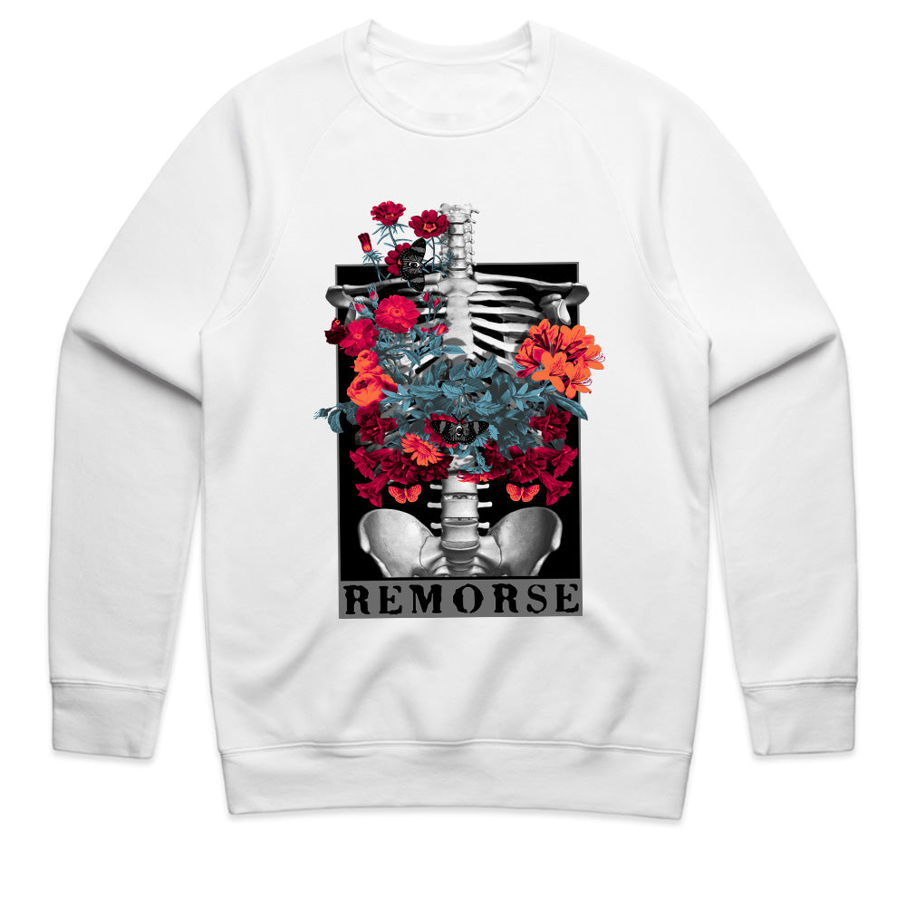 Floral Remorse: Blooming Skeleton Tee