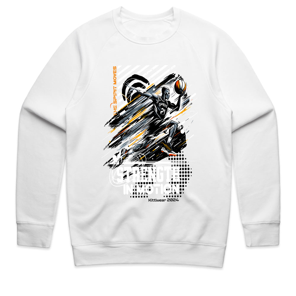 Full Court Fury: Strength in Motion Tee
