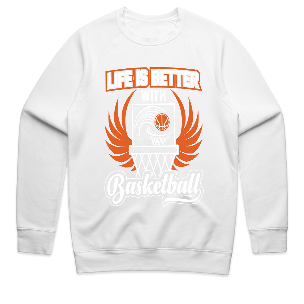 Full Court Bliss: Life Is Better with Basketball Tee
