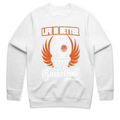 Full Court Bliss: Life Is Better with Basketball Tee