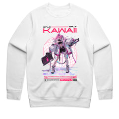 Pixel Kawaii: Cyberpunk Waifu Tee